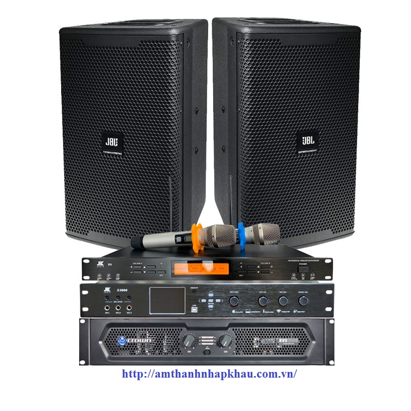 Dàn karaoke JBL cao cấp GD60 (KP6012, Crown KVS 1000, X8000, JKAudio B9)